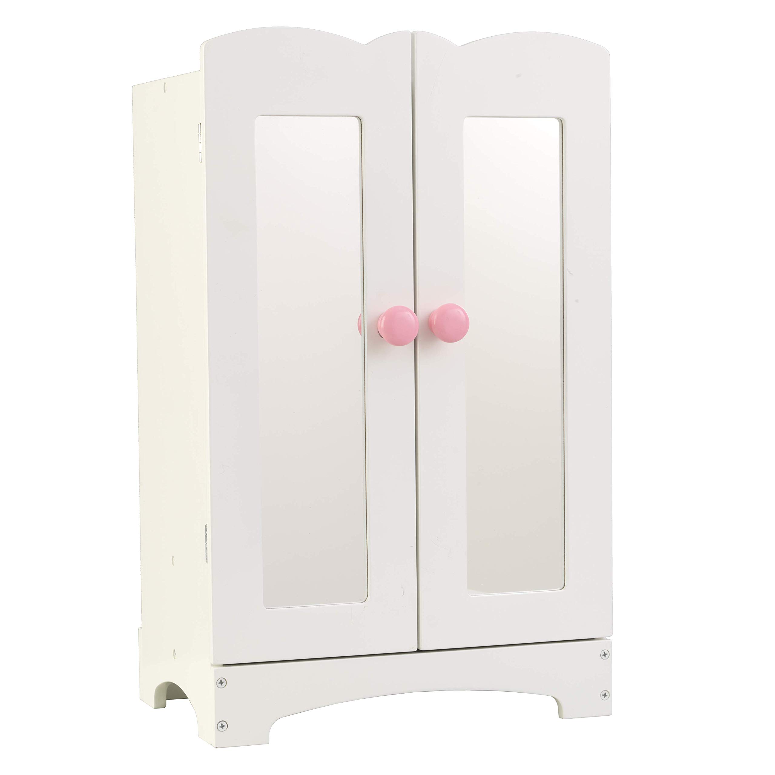 KidKraft 60132 Lil' Doll Armoire Wooden Closet with Clothes Hangers
