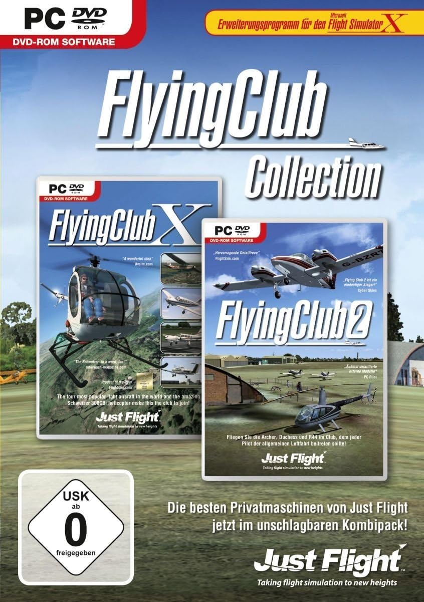 Flight Simulator X - Flying Club Collection [German Version]