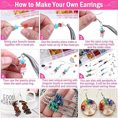 Buy Crystal Beads For Jewelry Making Kit Cludoo 1516pcs Crystal Chips Gemstone Beads Irregular Chips Stones With Earring Making Kit In 24 Color For Diy Bracelet Necklace Earring Jewelry Making Supplies