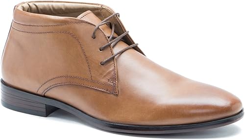 mens tan leather desert boots