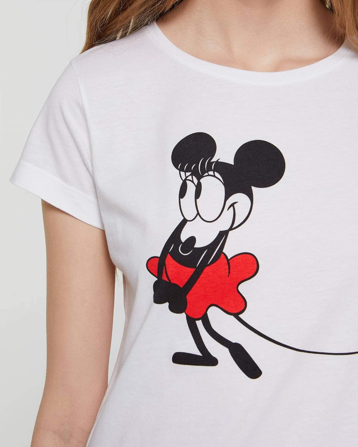 Amazon シスレー Sisley トップス Disney ディズニー コラボ レトロミッキー ミニーマウス半袖tシャツ レディース ホワイト M 国内l相当 Tシャツ カットソー 通販