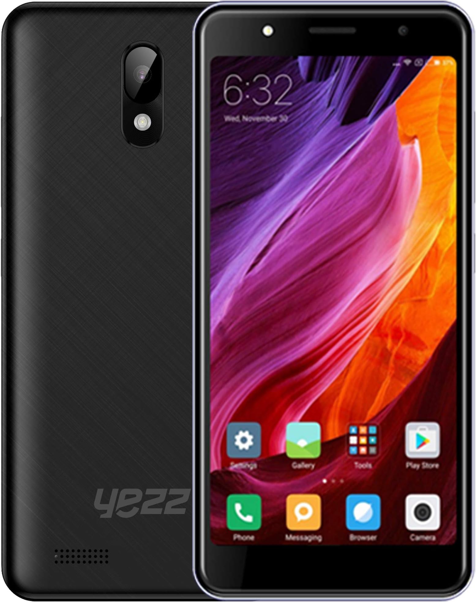 New YEZZ MAX 1 – Unlocked Smartphone – 16GB + 2GB, Android Oreo, 1 Year Warranty