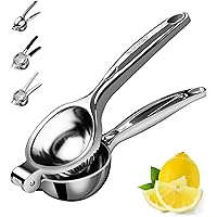 Lemon Squeezer Stainless Steel Manual Fruit Squeezer, Citrus Squeezer Orange Juicer Fruit Juice Reamer Fast Handle Press…