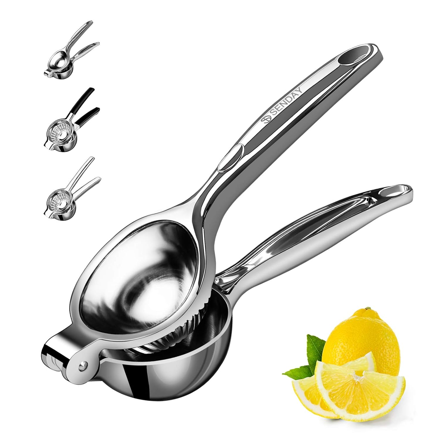 Lemon Squeezer Stainless Steel Manual Fruit Squeezer, Citrus Squeezer