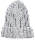 Siggi Womens Wool Cuff Beanie Hat Thick Warm Winter Hats for Ladies Outdoor Sports Ski Snowbording Hat 56-60CM