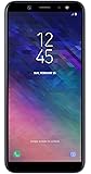 Samsung Galaxy A6 Smartphone (14,25 cm (5,6 Zoll) AMOLED Display, 32GB Interner Speicher und 3GB RAM, Dual-SIM, Android 8.0) Lila - German Version