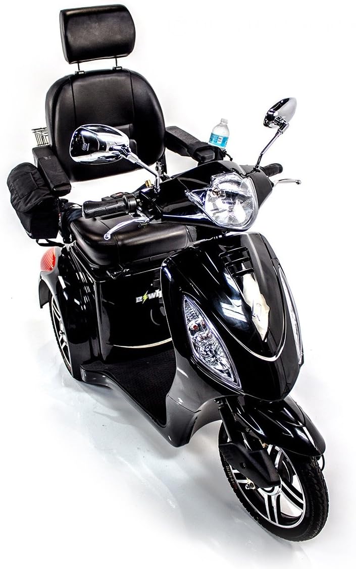 E-Wheels EW-36 High Power Fast 3 Wheel Mobility Scooter (Black): Health & Personal Care