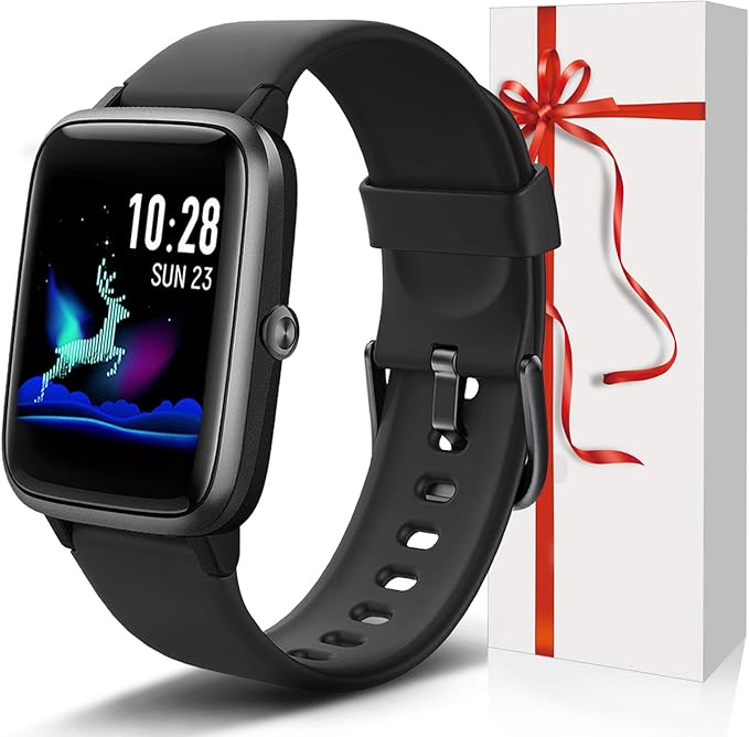 Lintelek Smart Watch with 1.3" LCD Full Touch Screen, Large Screen