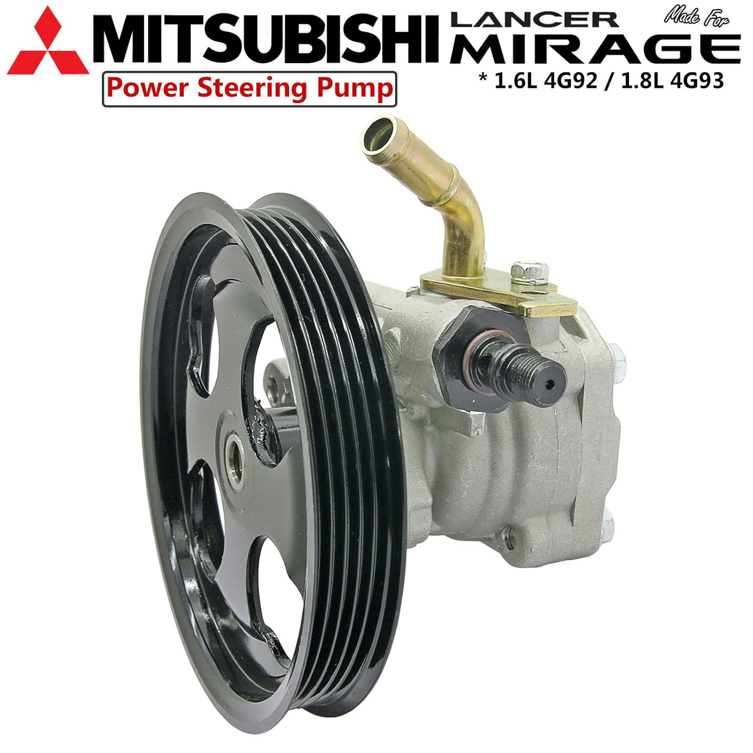 Amazon.com: Power Steering Pump Fit Mitsubishi Lancer Mirage CA5A CB4A CB5A  CC4A CD5A CJ4A CJ5A CK4A CK5A CM5A Proton Wira Satria M21 4G92 4G93:  Automotive