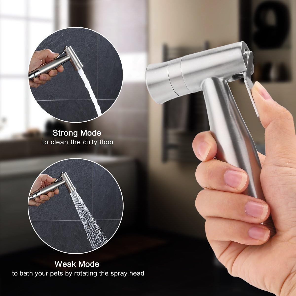 2 Modes Hand Held Toilet Bidet Sprayer Head - Image 4