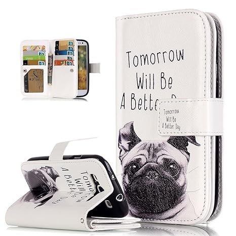 Kompatibel mit Galaxy S3 Neo Hülle,Galaxy S3 Hülle,Bunte Gemalt Malerei Muster PU Lederhülle Handyhülle Taschen Schalen Handy