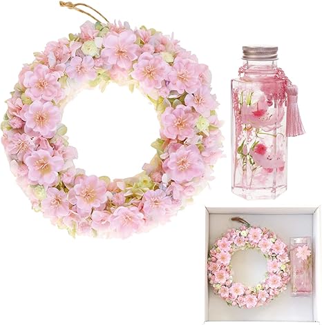 Amazon 花まりか 母の日 ギフト 桜 リース ハーバリウム セット 花 プレゼント A 満開桜 セット プリザーブドフラワー オンライン通販 Amazon 花まりか 母の日 ギフト 桜 リース ハーバリウム セット 花 プレゼント A 満開桜 セット プリザーブドフラワー オンライン通販