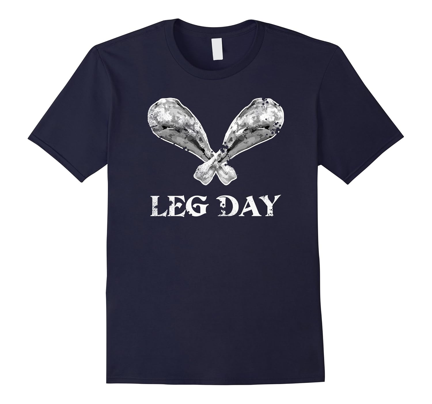 Funny Thanksgiving Turkey Exercise Leg Day T-Shirt | Vintage-ANZ