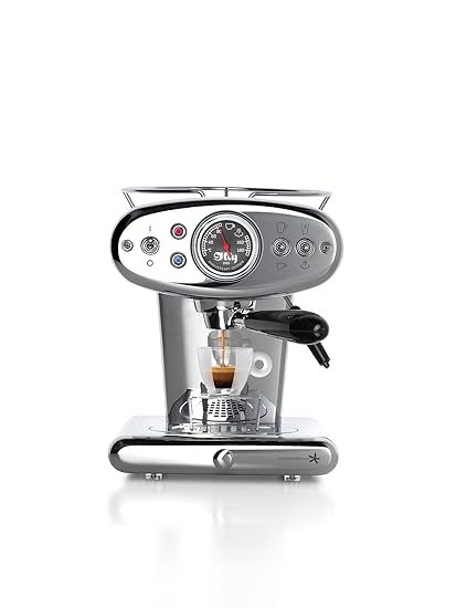 illy Metodo 60247 X1 Anniversary Espresso & Coffee INOX Kapselmaschine, Rostfreier Stahl, Edelstahl