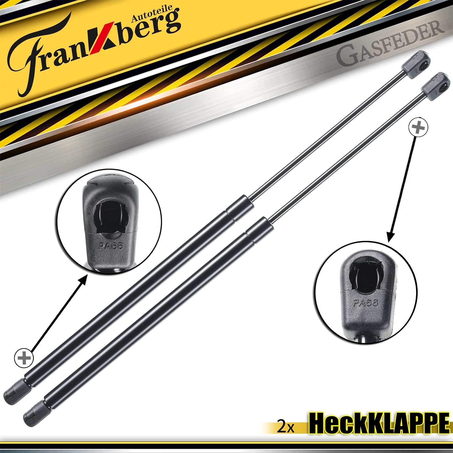 Frankberg 2x Gas Struts Tailgate Compatible with Tucson JM All Engine SUV 2004 2005 2006 2007 2008 2009 2010 Replace# 817712E000