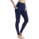 Vogyal Women's High Waist Tummy Control Athletic Running Tights Stretch Workout Leggings Yoga Pants with Pockets