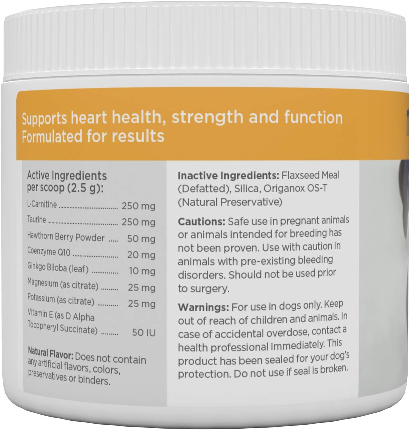 maxxicardio Heart & Circulation Supplement for Dogs, Taurine, L‑Carnitine, Hawthorn & Ginkgo - Image 3