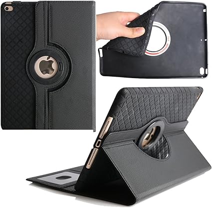 Amazon Ipad Mini 3 クリアケース 360度回転式 Simple Do カバー 手帳型 生活防水 マグネット 多機能 盗難防止 人気 女子 通勤 Ipad Mini 1 2 3対応 ブラック Techcode パソコン 周辺機器 通販