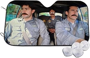 The Office Car Windshield Sunshade, Slit and Toothless Front Car Windshield Sunshade, Keep Cool and Protect Your Car from the Influence of Sun Heat