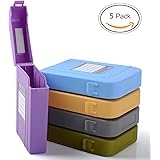 iDsonix Professional Premium Anti-Static Hard Drive Protection Box for 3.5 Inch HDD Storage Moistureproof Dustproof Shockproof (Five Colors)