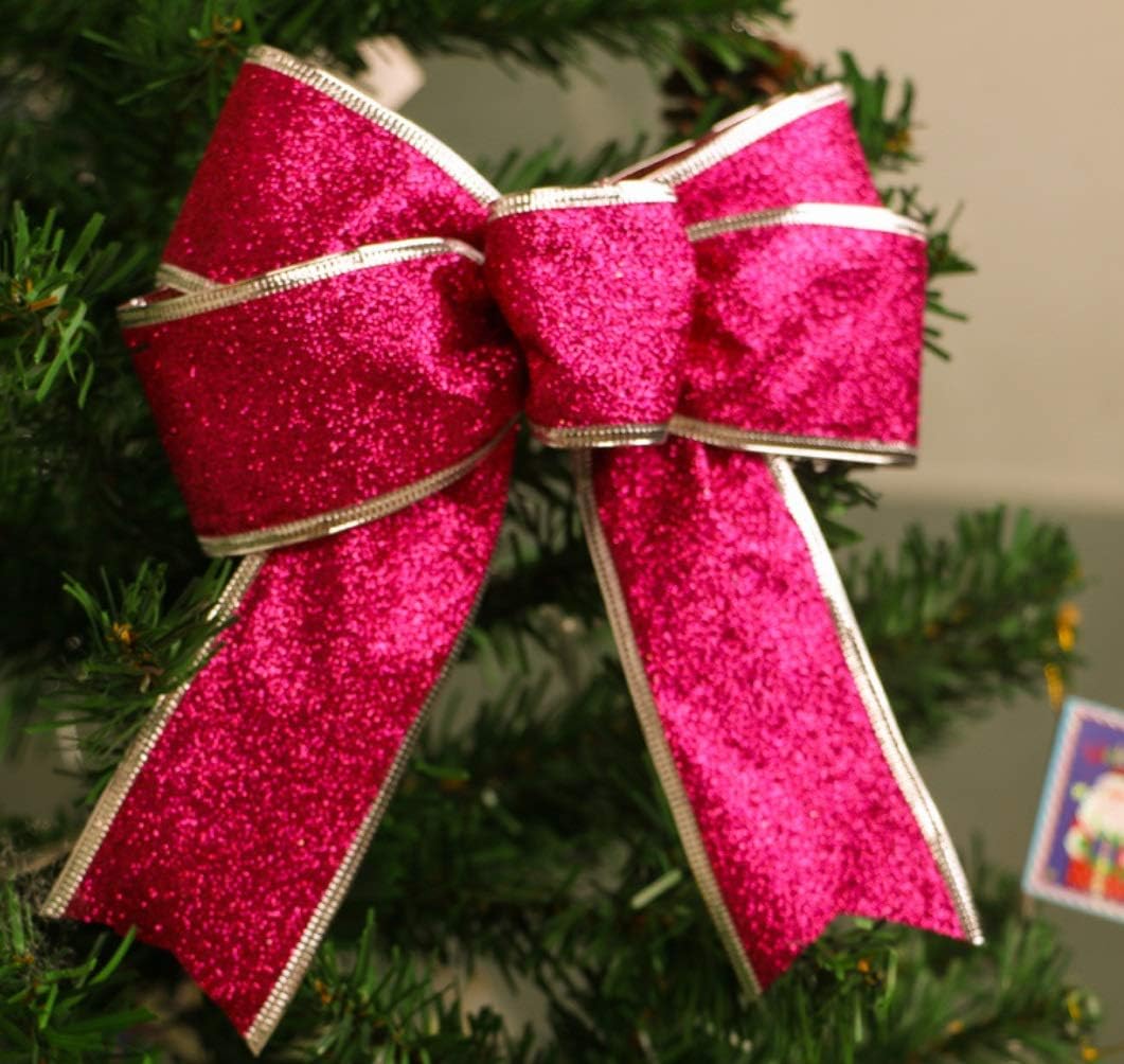 Amazon Co Jp Hikari クリスマス クリスマスツリー 飾り 大きなリボン リボン ビッグリボン デコレーション オーナメント パーティー イベント 結婚式 二次会 新年会 忘年会 クリスマスパーティー ピンク ホーム キッチン