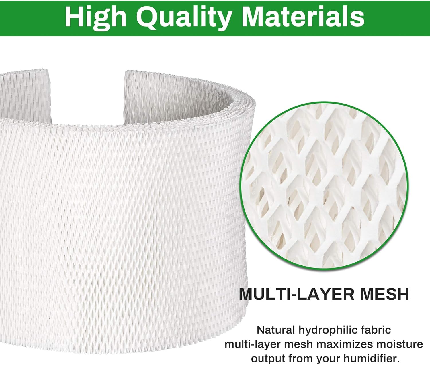 Future Way Humidifier Filters, Compatible with Aircare & Emerson MAF1 14906 Air Humidifier, 2-Pack Humidifier Wicking Replacement Filter Set -