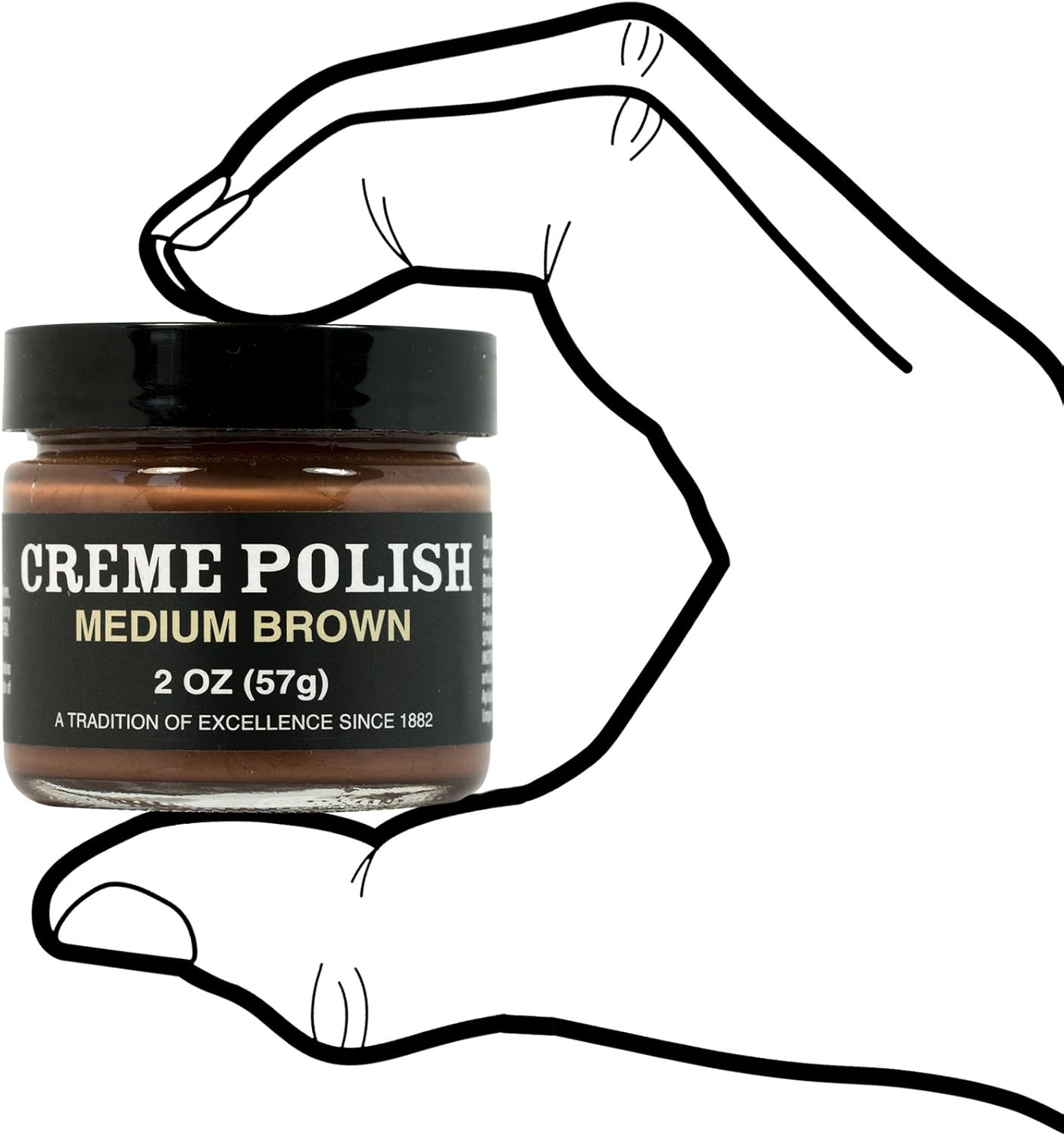 Bickmore Cream Shoe Polish - Medium Brown: Shoes