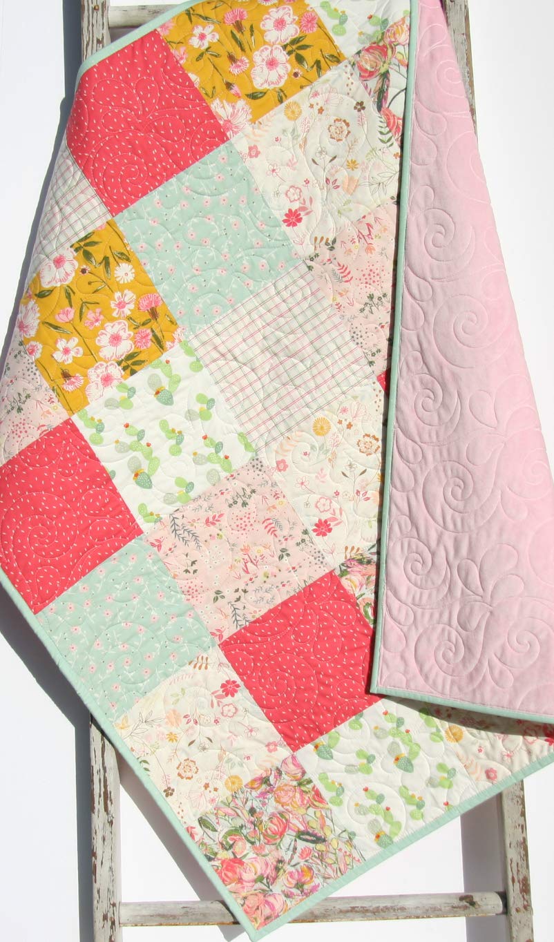 minky patchwork blanket