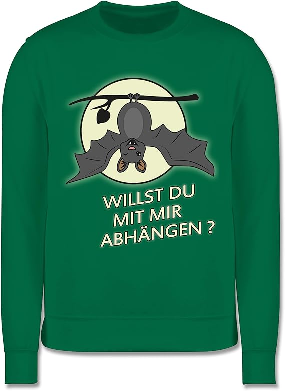 Shirtracer Sprüche Kind Fledermaus willst du mit Mir abhängen