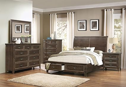 Amazon Com California King Ives Bedroom Set Kitchen Dining