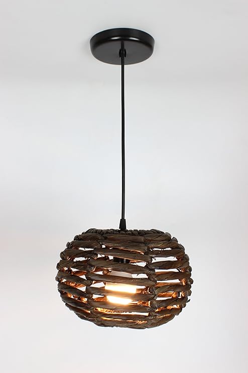 Eqlight Pmds01 Maria Light Tropical Pendant Brown Small