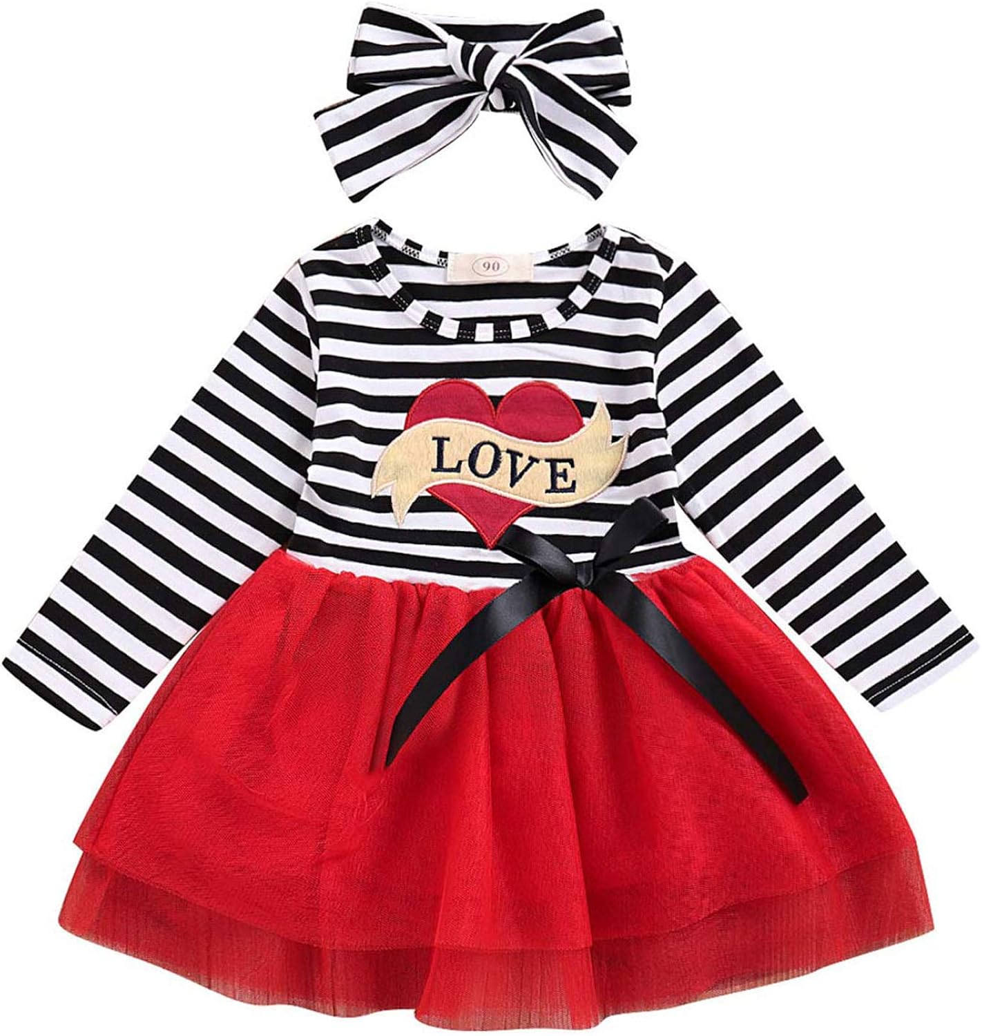 newborn valentine's day outfit girl
