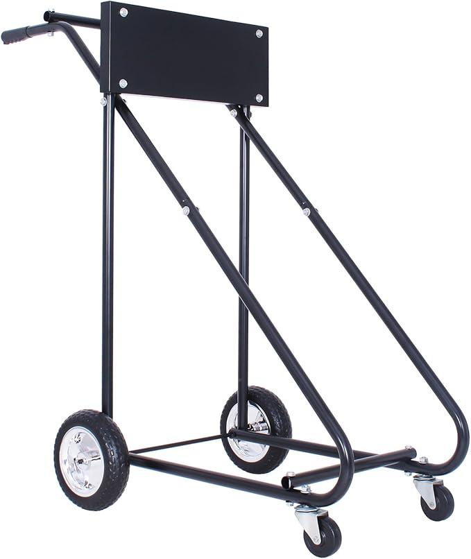OrangeA Outboard Motor Cart 315 LBS Outboard Boat Motor Stand 115 HP