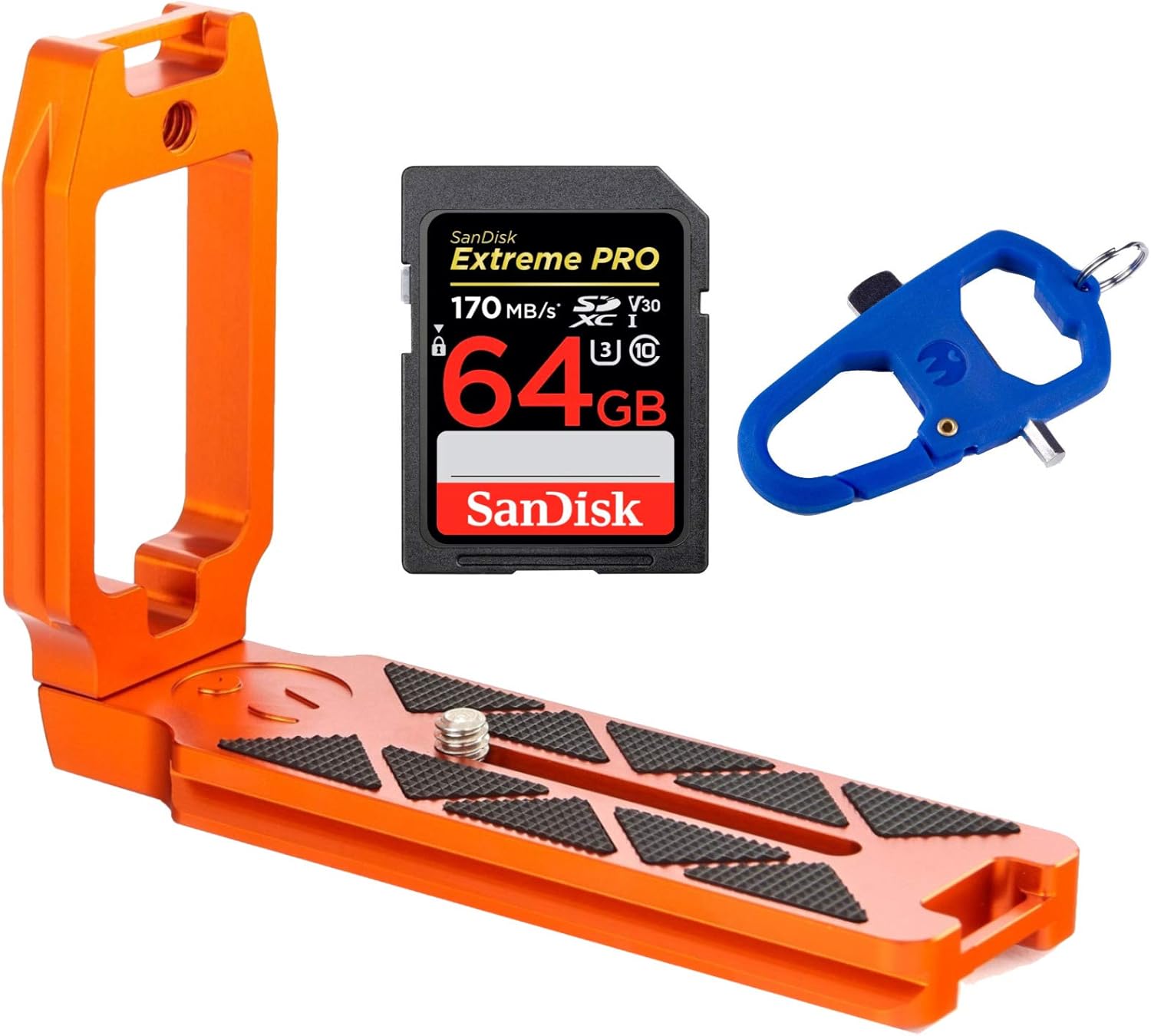 Amazon Com 3 Legged Thing Qr11 Lc Universal L Bracket W Eqtoolz And 64gb Memory Card 3 Items Electronics