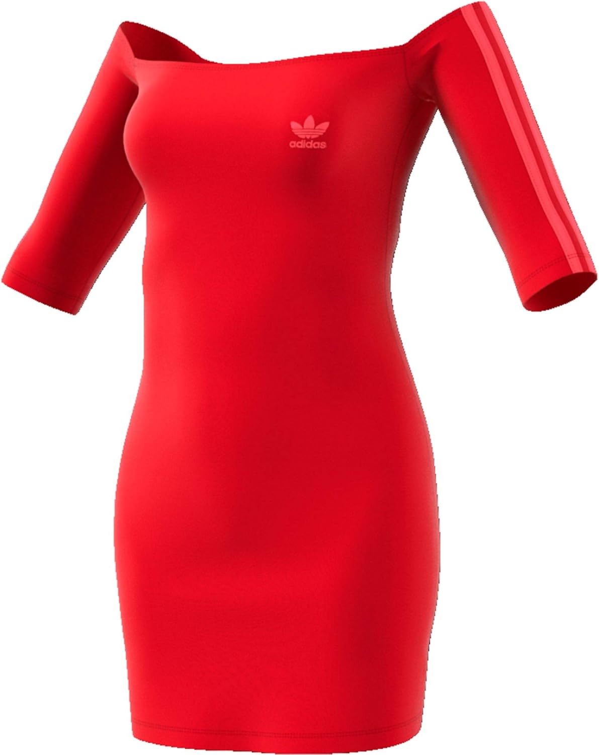 vestito adidas rosso