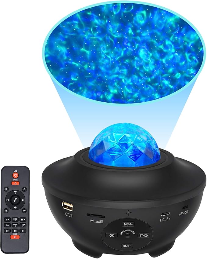 HSicily Star Light Laser Projector Star Galaxy Projector Light