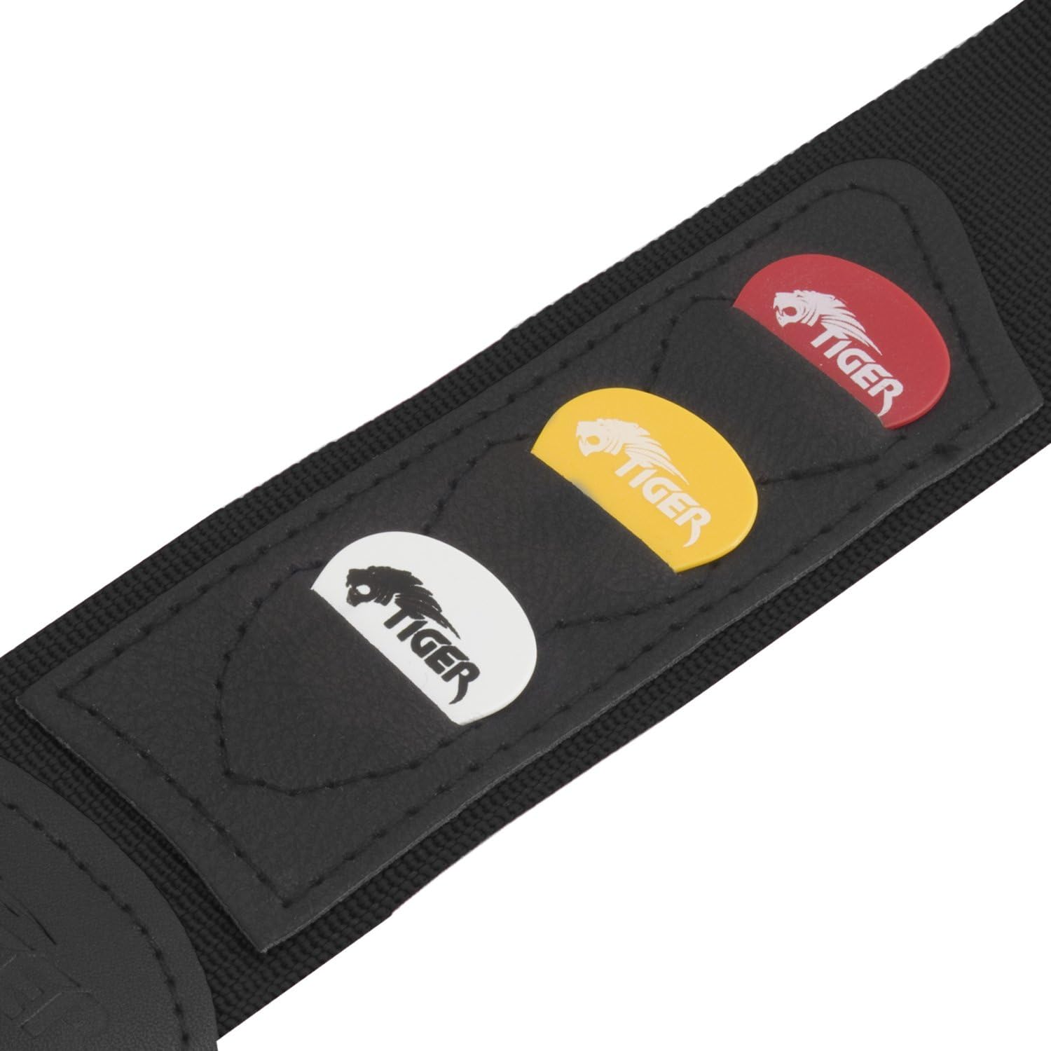 Tiger Black Guitar Strap and 12 Free Picks, 4/4 - Image 4