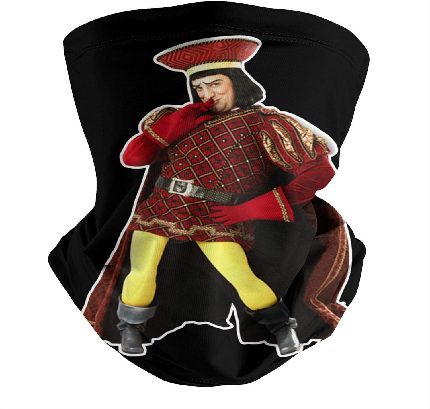 Funny Seamless Unisex Balaclava Bandana Face Mask LordFarquaadShort