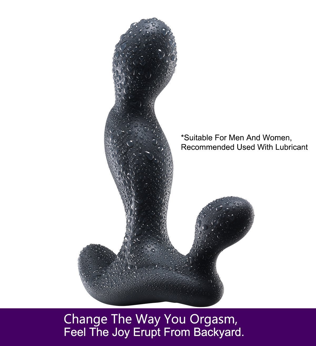 Siweite Rechargeable Wireless Handheld Wand Massager Body Massage Mini USB Waterproof For Back Neck Shoulder Pain Relief Black