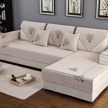 J Dsssu Sofa Covers L Shaped Couch Slipcover Anti Slip Furniture