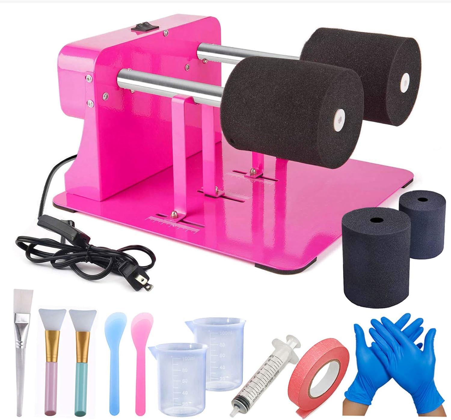 Cup Turner for Crafts Tumbler, Metal Double Tumbler Turner