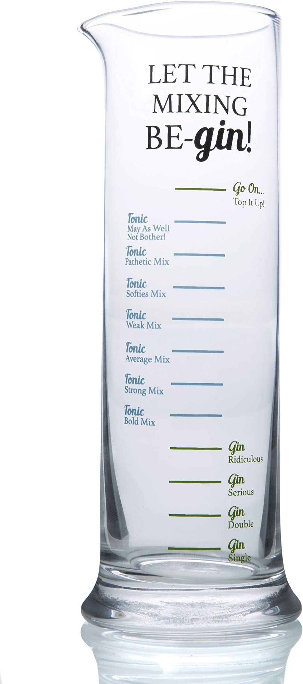 Boxer Gifts Let The Mixing Be Gin Novelty Spirit Measure