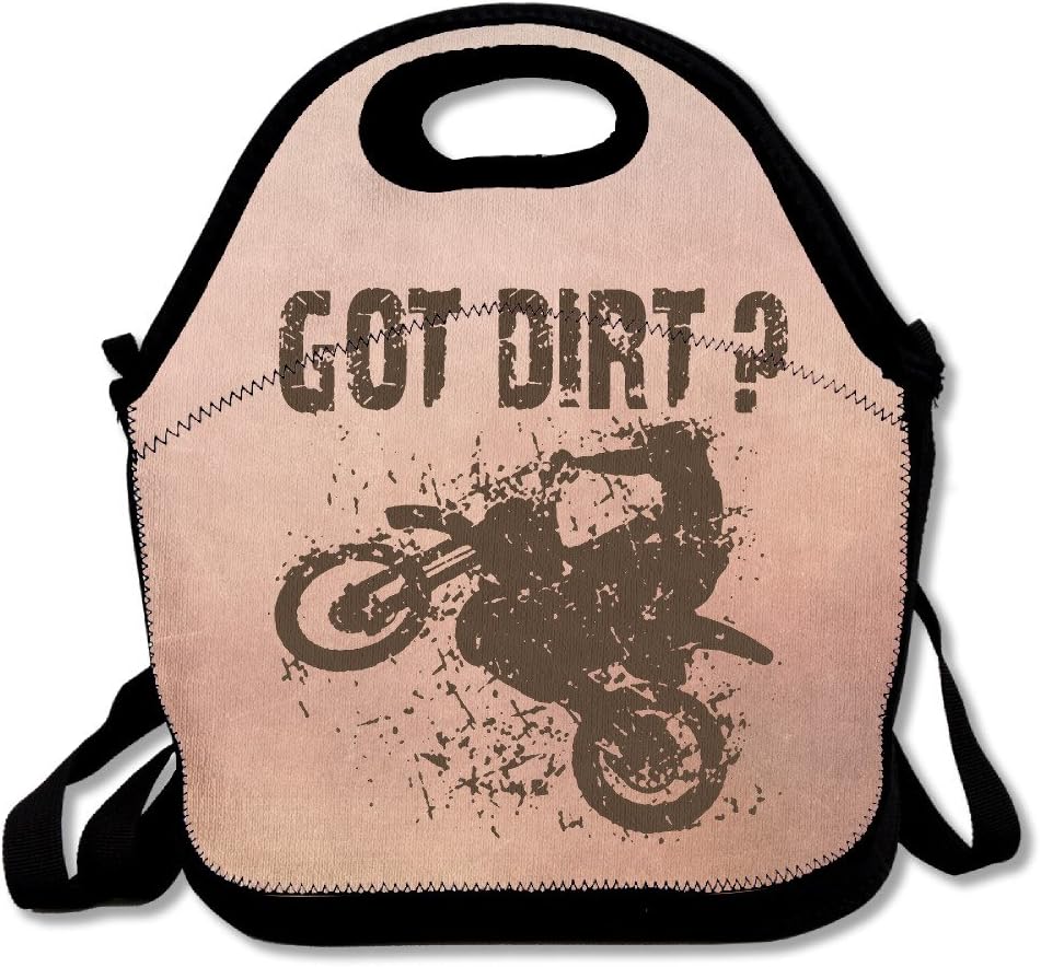 Got Dirt Bike Motorcross Racing Lunch Boxes Waterproof Picnic Bag Storage Bag With Zipper And Adjustable Crossbody Strap Personalize