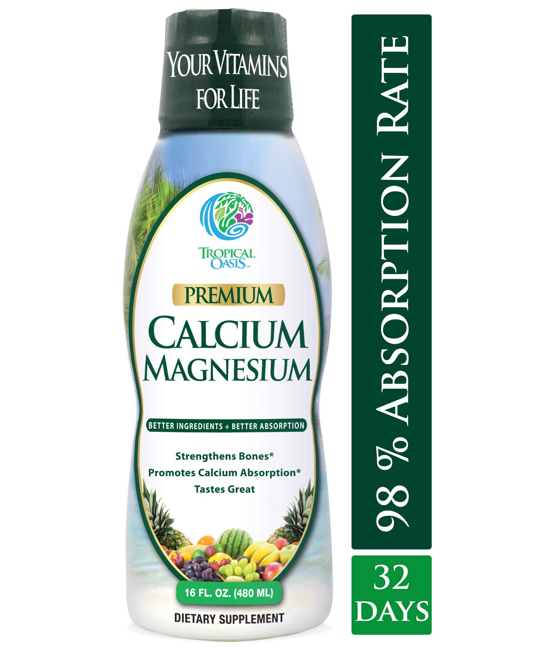 Galleon Tropical Oasis Liquid Calcium Magnesium Natural