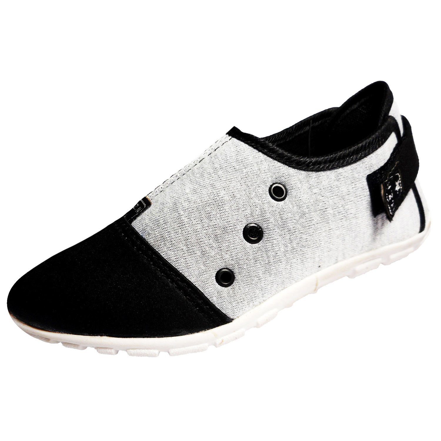 ziaula women ladies synthetic casual black and grey shoes