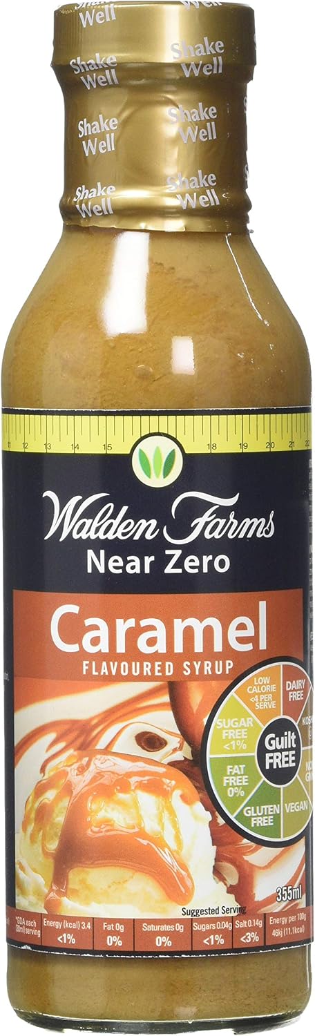 Walden Farms Near Zero Caramel Flavoured Syrup 355ml (PACK OF 6), 355 g (Pack of 6)