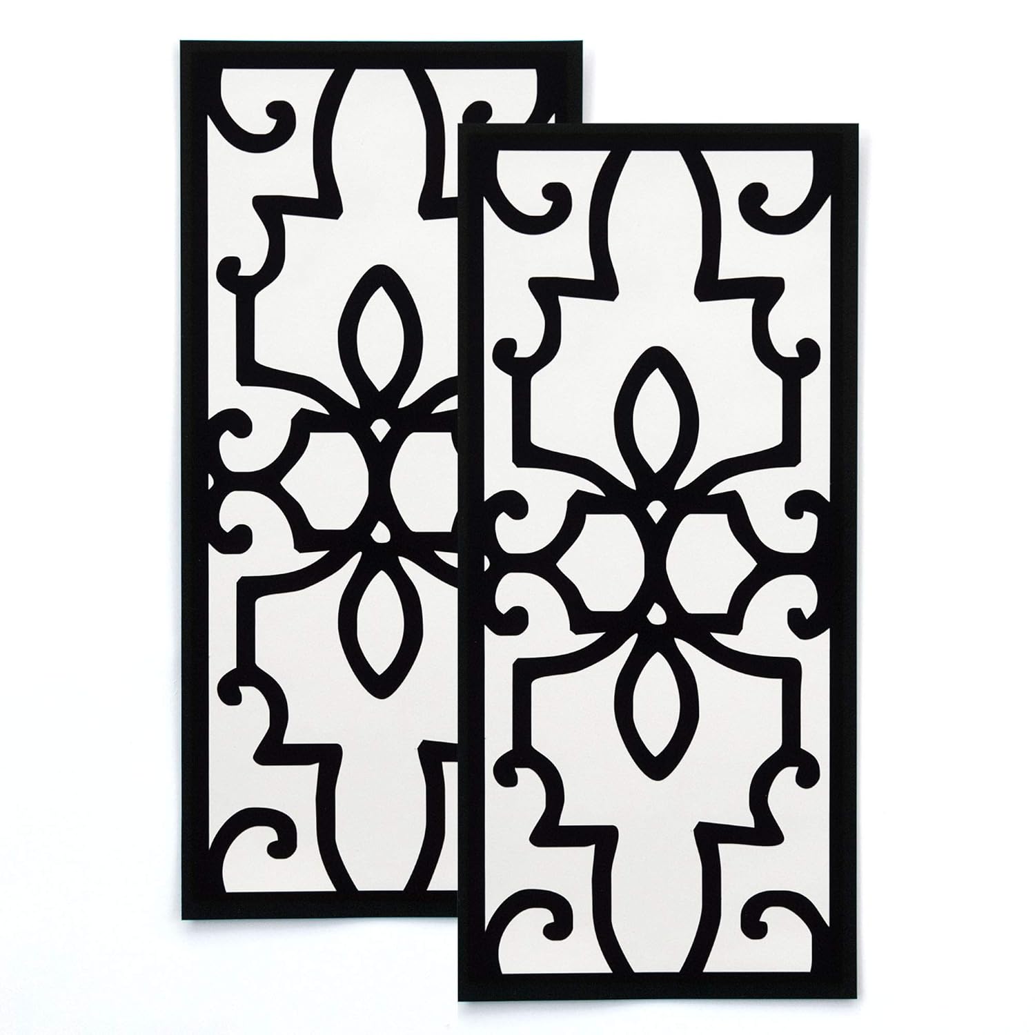 Vent Cover for Floor Register or Air Vent with Decorative Design Pack of 2 (12 in x 5