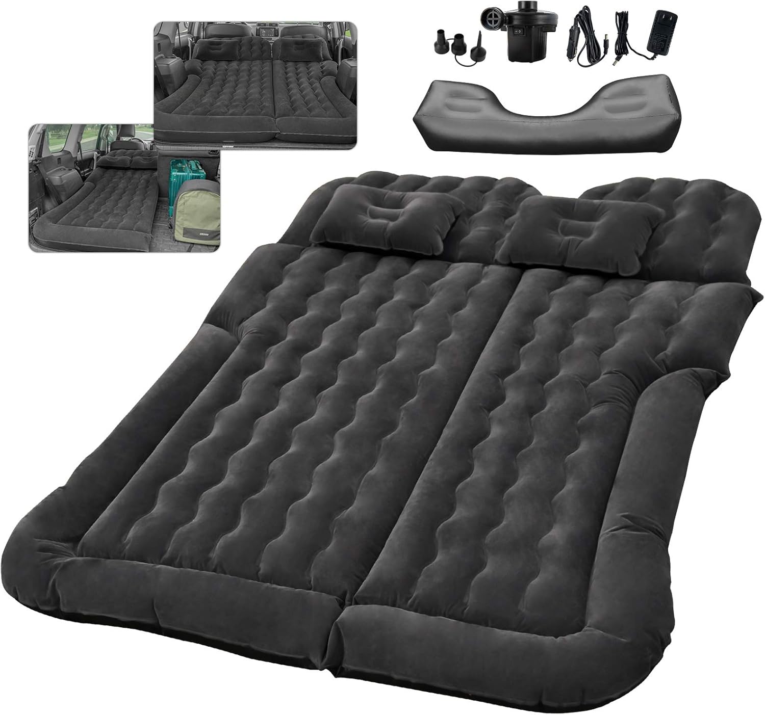 SUV RV Air Mattress Car Bed Camping Cushion Pillow