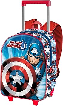mochila con ruedas capitan america