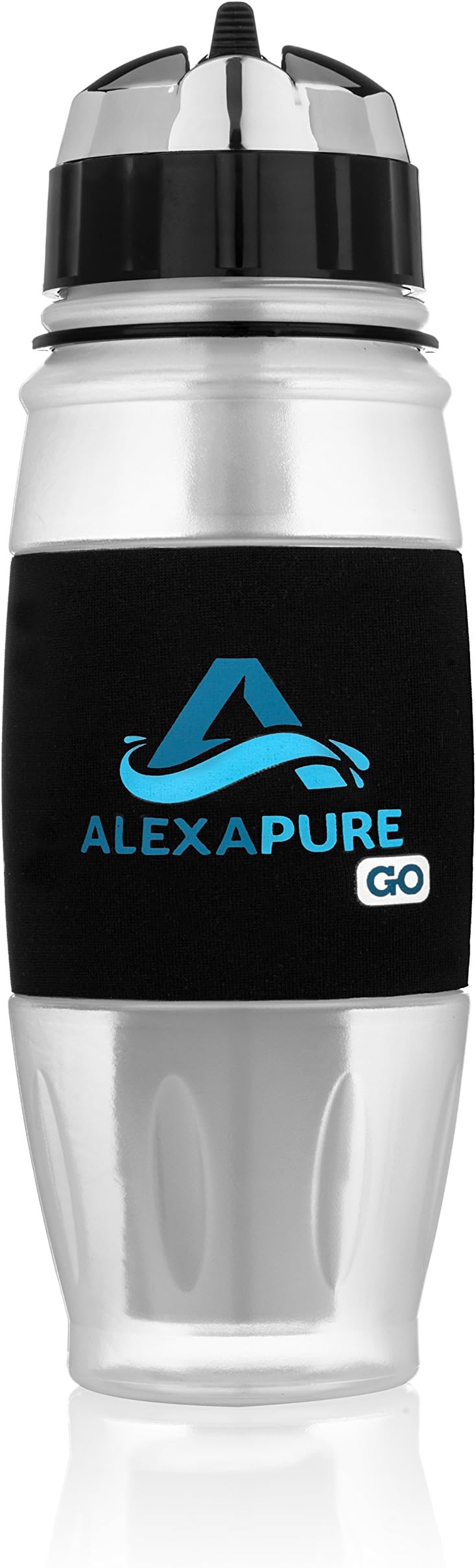 Alexapure Go Water Filtration System 28 oz Sport Bottle